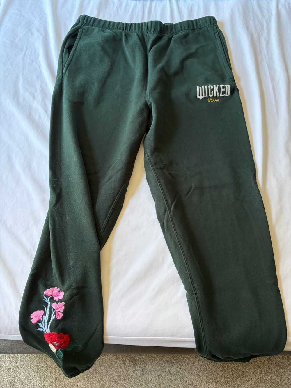 Wicked Roots Green Sweatpants